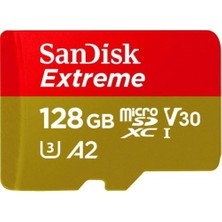 Extreme Microsd Uhs I Card 128GB For 4K Video On Smartphones, Action Cams & Drones 190MB/S Read, 90MB/S Write