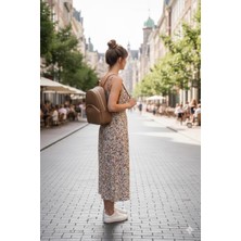 Shoemix Vizon Dokulu Mini Sırt Çantası - Şık Tasarım Günlük Sırt Çantası