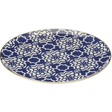 Eco Lounge Morocco Desen7 Mor Düz Tabak 28CM