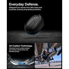 Eco Lounge Audio Tws P10 Kulaklık Kılıfı Ekstra Dayanıklı Kılıf Rugged Armor Hava Kanalı TEKNOLOJISI™ Askeri Sınıf Koruma Çift Katman Kılıf - ACS07966