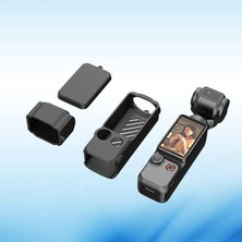 Eco Lounge Dji Osmo 3 Uyumlu Silikon Kılıf Koruma Kılıfı Soft Case 3 Parça