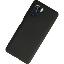 Marsilyan Xiaomi Poco F3 Kılıf First Silikon - Siyah