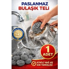 Artlantis Bulaşık Teli Ovma Teli 1 Adet Pratik Ekonomik Toptel Sürtme Teli Lavabo Mutfak Banyo Temizlik Teli Sert Yüzey Için
