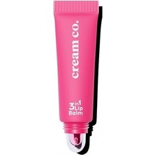 Cream Co. Nemlendirici Parlatıcı 3in1 Lip Balm, Dudak Bakım, Bubblegum Pembe, Hyaluronik Asit Seramid