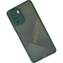 Marsilyan Xiaomi Poco F3 Kılıf Montreal Silikon Kapak - Yeşil