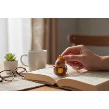 Uztech Spa Keyfi Yapan Kapibara ve Minik Ördek Anahtarlık