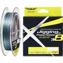 Toray Jigging Pe Power Game X8 300MT (F72M) - 5 Renkli