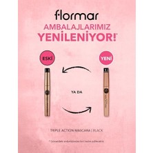 Eco Lounge Triple Action Ince ve Seyrek Kirpikler Için 3 Farklı Kullanım Sunan Silikon Fırçalı Maskara No. 001-8690604275588