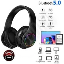 Eco Lounge Togo M39 Bluetooth Kulaküstü Kulaklık LED Işıklı Mikrofonlu Kablosuz Kulak Üstü Kulaklık Uni