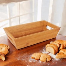 Eco Lounge Bambu Ekmek Sepeti 23X13X7CM, Bambu Ekmeklik, Bambu Ekmek Sunumluk