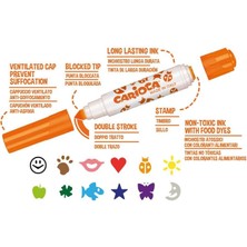 Eco Lounge Stamperello Yıkanabilir Keçeli Boya Kalemi 6’lı