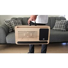 Eco Lounge Axolotl Telefon ve Tablet Bölmeli Minderli Laptop Sehpası Notebook Bilgisayar Çalışma Masası