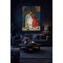 Artease Osman Hamdi Bey'in Kaplumbağa Terbiyecisi (1906) Kanvas Tablo