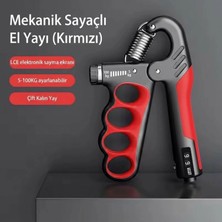 Gudli Ayarlanabilir Elektronik El Egzersiz Aleti Kavrama Gücü Ön Kol Antrenörü (5-100 Kg)