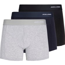 Jack & Jones Erkek 3'lü Bambu Boxer Paketi - Gabriel