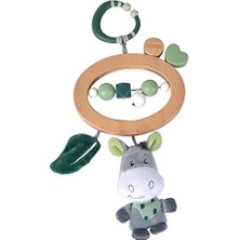 Eco Lounge 100005880, Eichhorn Baby Hipp, Sallamalı Oyuncak, Halkalı ve Çıngıraklı, Peluş Eşek Figürlü