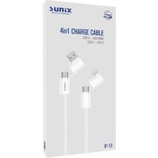 Eco Lounge 4in1 Usb-C Data & Şarj Kablosu IP13