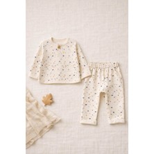 The Nest Kids Waffle Cloud Premium Organik Pamuk Waffle Dokulu Günlük Bebek Alt Üst Takım