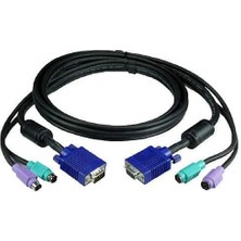 Ps2 Kvm Swıtch Kablosu Dişi Erkek VGA Erkek Ps2