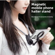 Eco Lounge Manyetik Boyun Tipi Esnek Telefon Tutucu – Eller Serbest Pov/vlog/spor Kullanımı Için Uyumlu Nh-01