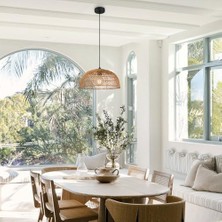 Eco Lounge Zerf Q350 Tekli Siyah Avize