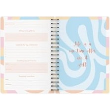 Eco Lounge Süresiz Planlayıcı Spiralli Ajanda Defter 17X24 cm