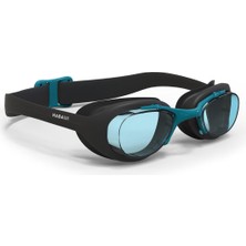 Normadia Yüzücü Gözlüğü, Standart Boy, Siyah/mavi, Şeffaf Camlar, Rahat ve Dayanıklı