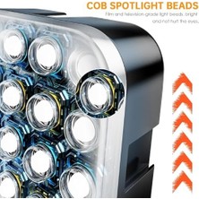 Cep Telefonu Dolgu Işığı, Canlı Yayın Için Mini Taşınabilir Kısılabilir Yüksek Parlaklık Dolgu Işığı Selfie Işık Paneli, Kıskaçlı Telefon ve Notebook Tutucu, Youtuber Yayıncı Işığı Ay-49