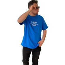 Man Klas Tişört Bisiklet Yaka Oversize Comfort T-Shirt Baskılı Erkek Tshirt