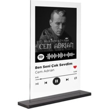 Dekori-Spotify Plak - Ben Seni Çok Sevdim / Cem Adrian 15X20CM