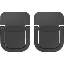Eco Lounge 2 Adet Yapışkanlı Katlanılabilir Laptop Standı Portatif Bilgisayar Laptop Stand Ayagi Siyah