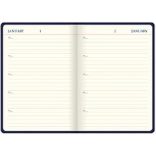 Eco Lounge Letts A5 5 Yıllık Günlük, Krem Kağıt, 384 Sayfa, 8,25 x 5,75 x 0,75 Inç, Lacivert (B090024), Altın