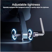 Eco Lounge Dizüstü Bilgisayar Standı, Ayarlanabilir Yükseklik, Soğutucu Fanlı, Alüminyum, Gümüş