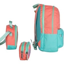 Eco Lounge Happy Çift Ana Bölmeli Çocuk Ilkokul Çanta Set, Tek Ebat, CPO4125, Pudra, Üniseks-Çocuk