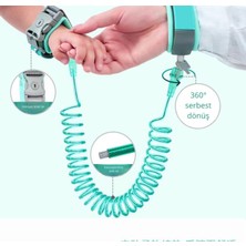 Fiviont Çocuk Güvenlik Bilekliği, Ayarlanabilir Kayıp Önleyici Kelepçe, Çelik Telli Esnek Kordon, 2.5 Metre