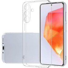 Galaxy ile Uyumlu A17 Kılıf Süper Silikon Kapak Şeffaf