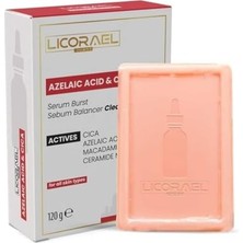 Licorael Azelaic Acid & Cıca Sabunu - Temizleyici, Sebum Dengeleyici, Yatıştırıcı, 120G – Tüm Cilt Tipleri Için Uygun