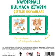Eco Lounge Kaydırmalı Bulmaca Kitabım - Çiftlik Hayvanları
