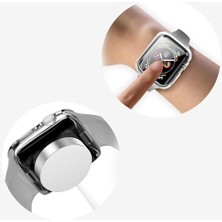 Eco Lounge ile Uyumlu Series 10 Şeffaf Kılıf Ekranı Tam Kapatan Silikon Yapılı Ekran Koruma ile Uyumlu Series 10 Ekran Koruyucu Şeffaf (46MM)