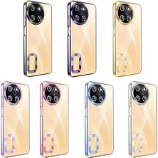 Realme 11 4g ile Uyumlu Kılıf Gümüş Disk Kapak Kamera Korumalı (Realme 11 4g ile Uyumlu, Gümüş)
