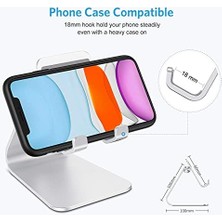 Eco Lounge Ht-50 Alüminyum Telefon Standı Tutucu Aşağı Yukarı Hareketli ile Uyumlu Galaxy