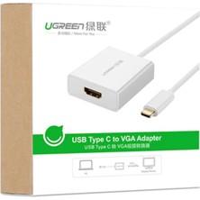 Eco Lounge Type-C To HDMI Dişi 4K Çevirici Adaptör, Beyaz