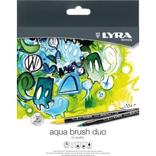 Eco Lounge Lyra Aqua Brush Duo Çizim Kalemi, Askılı Paket 12'li