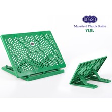 My Real Plastik Rahle - Pratik Rahle - Masa Üstü Rahlesi - Kitap Okuma Standı - Yeşil