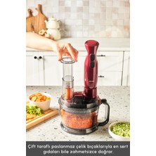 Karaca Pro Multimax 6 In 1 Çok Amaçlı Mutfak Robotu/blender Seti Red 2000 W