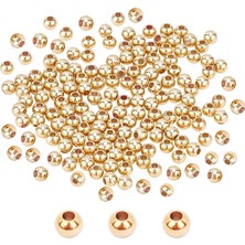 Eco Lounge 3 mm Altın Kaplama Desensiz Yuvarlak Metal (5 Gram)