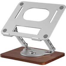 Eco Lounge Notebook ve Laptop Uyumlu 360 Derece Dönen Stant, Ayarlanabilir Laptop Tutucu, Sağlam Tabanlı, Yüksekliği Ayarlanabilir Tutucu, Notebook Stant 1062M