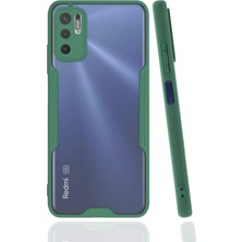 10 5g Uyumlu Kılıf Mat Kamera Korumalı Silikon Platin - Yeşil