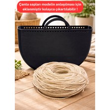 Mady Aksesuar Mady Rattan Çanta Kalıbı, Kraft Çanta Kalıbı, Oval Çanta Kalıbı, Örme Kalıbı Model No-1-