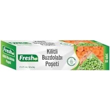 Eco Lounge Kullan At Market Fresh-Up Kilitli Buzdolabı Poşeti 19X25CM 10'lu